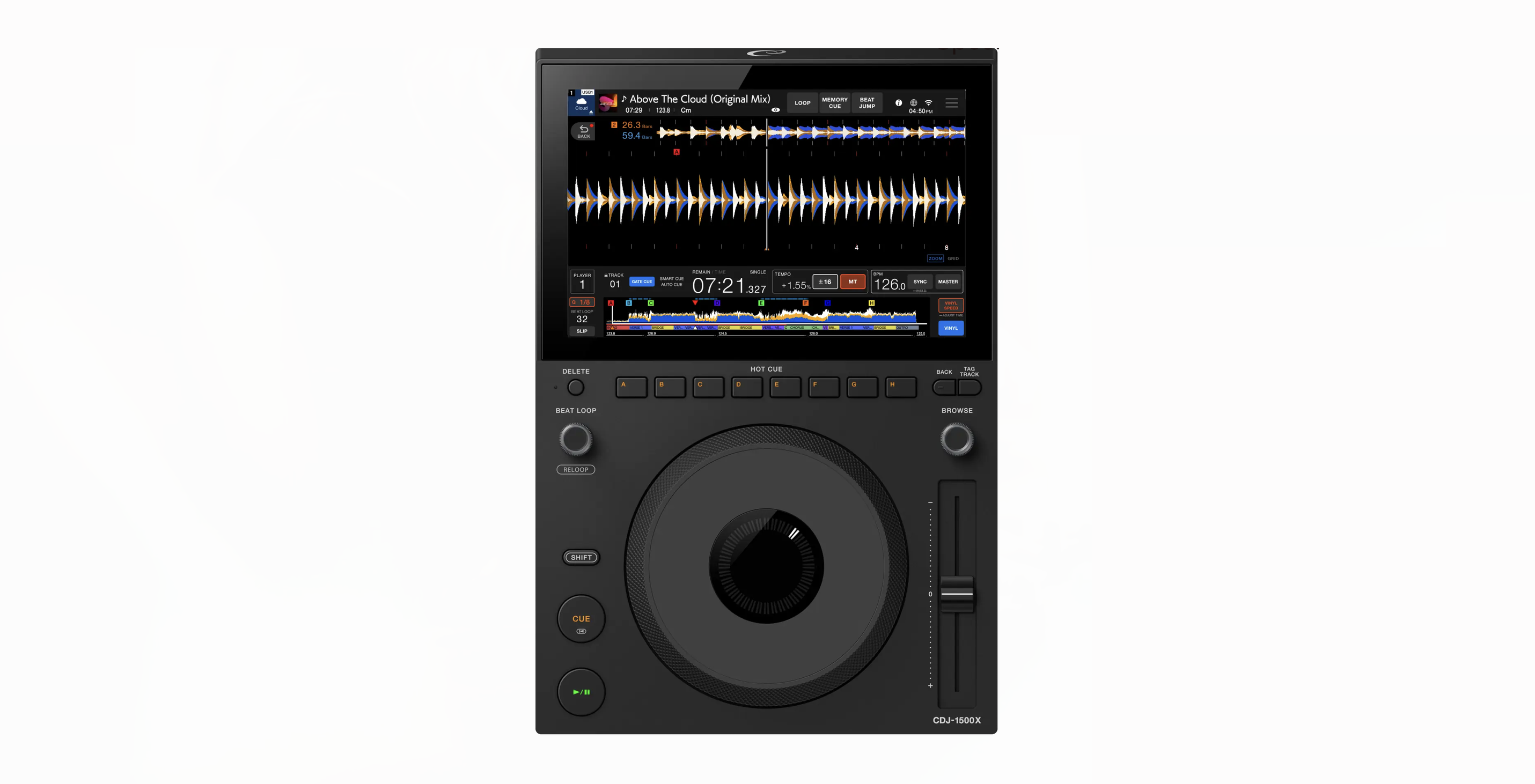 An image showing the CDJ-1500X unit