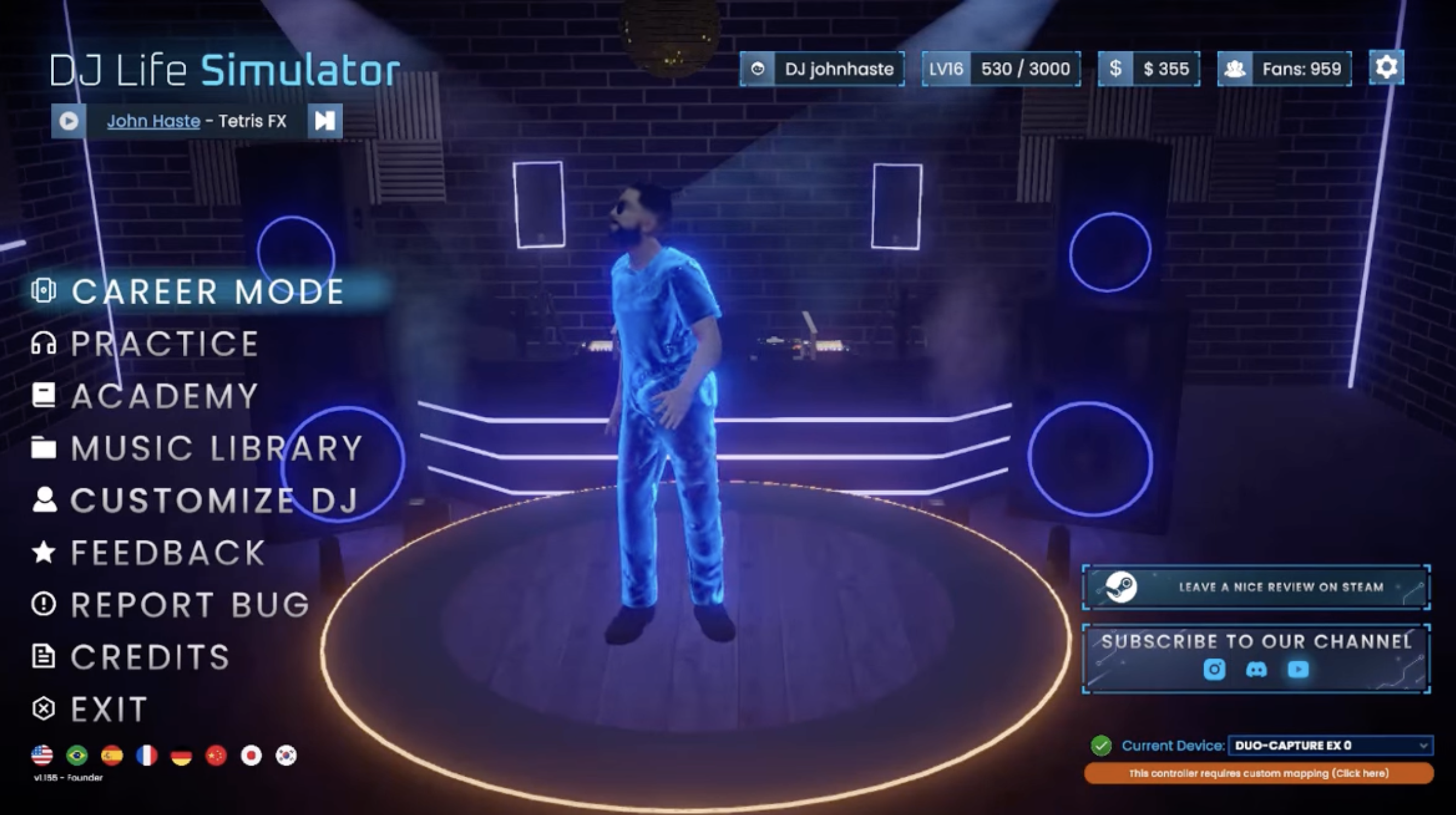 DJ Life Simulator career mode
